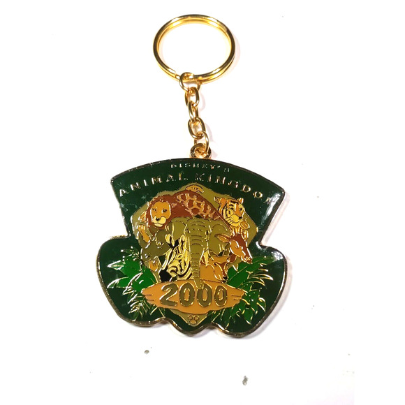 Disney's Animal Kingdom 2000 Metal Enamel Keychain - Picture 2 of 8